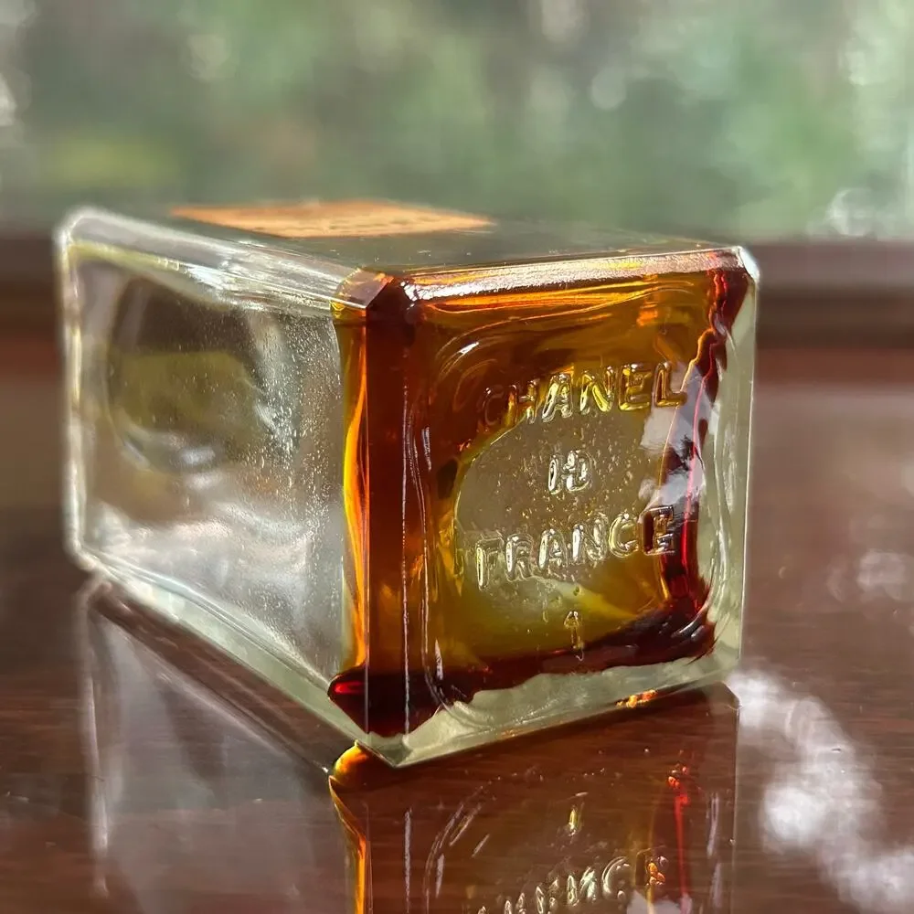 Vintage CHANEL No. 5 Eau de Cologne Empty Collectible Bottle